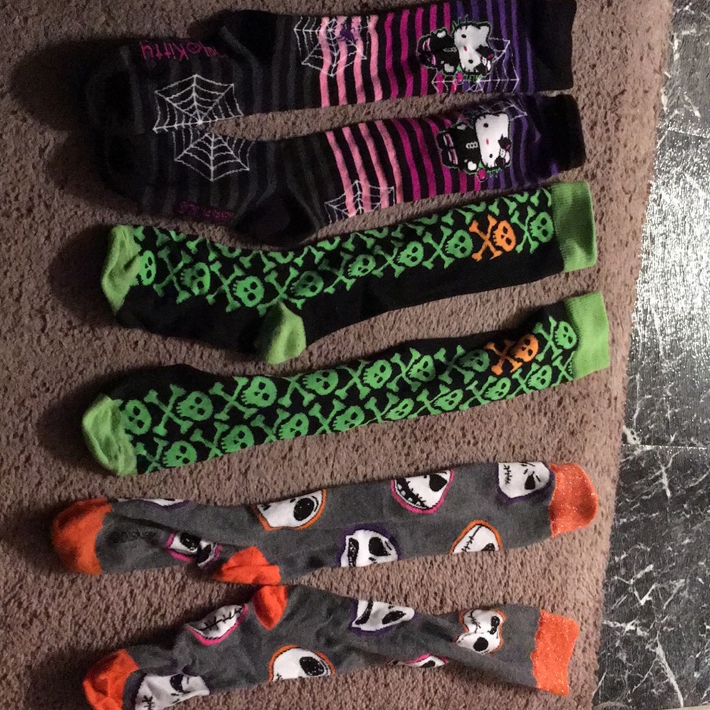 Three pairs of women’s socks
